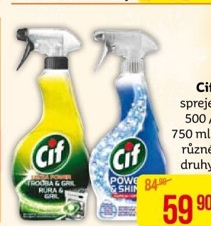Čističe ve spreji Cif