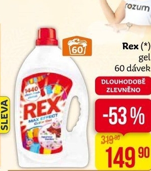 Prací gel Rex