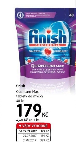 Tablety do myčky Quantum Finish
