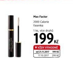 Řasenka Calorie 2000 Max Factor