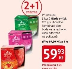 Vonná svíčka Glade by Brise