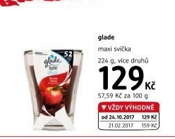 Vonná svíčka Glade by Brise