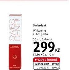 Pasty na zuby Whitening Swissdent