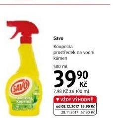 Čistič koupelen Savo