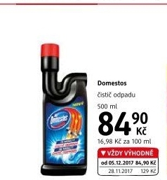 Čistič odpadů Domestos