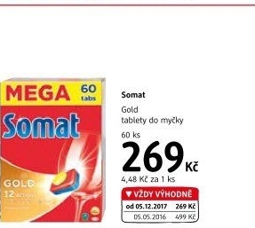 Tablety do myčky Gold Somat