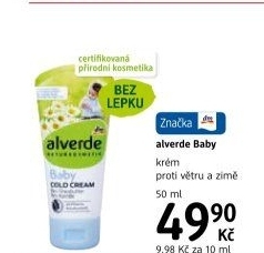 Krém ochranný proti chladu a větru dětský Baby Alverde
