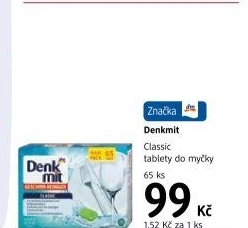 Tablety do myčky Classic Denkmit