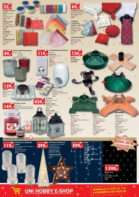 akční leták UNI HOBBY 14.12.2017-31.12.2017