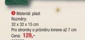 Stojan na vánoční stromeček