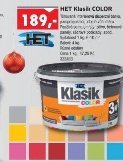Interiérová barva Het Klasik Color