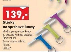 Stěrka na sprchové kouty Leifheit