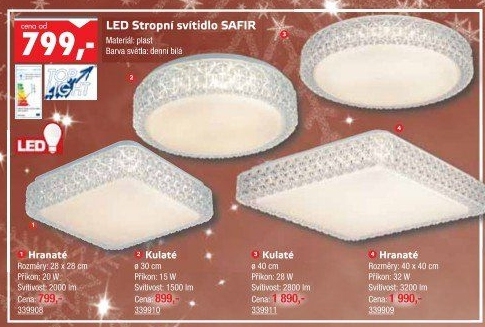 Stropní svítidlo Safir Top Light