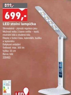 LED stolní lampička Solight