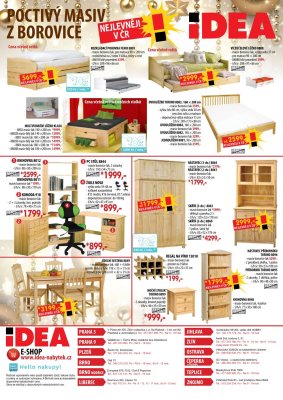 akční leták IDEA nábytek 15.12.2017-31.12.2017