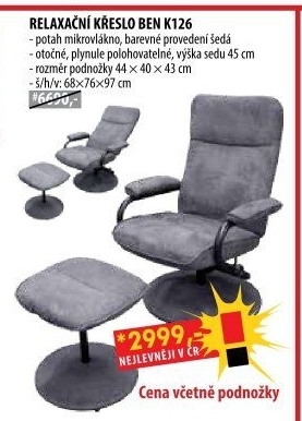 Relaxační křeslo BEN K126