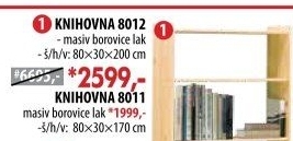 Knihovna 8012 lakovaná
