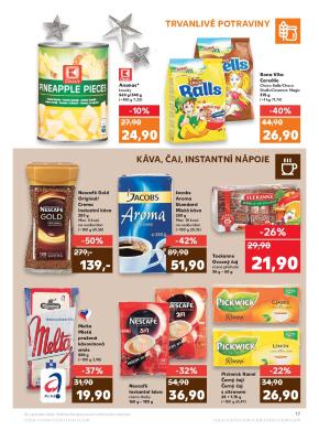 akční leták Kaufland 20.12.2017-24.12.2017