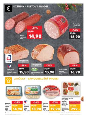 akční leták Kaufland 20.12.2017-24.12.2017