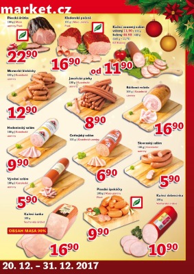 akční leták ESO MARKET 20.12.2017-31.12.2017