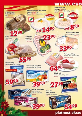 akční leták ESO MARKET 20.12.2017-31.12.2017