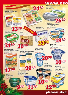 akční leták ESO MARKET 20.12.2017-31.12.2017