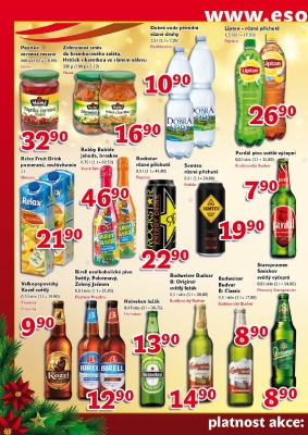akční leták ESO MARKET 20.12.2017-31.12.2017