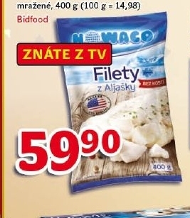Rybí filety mražené Nowaco