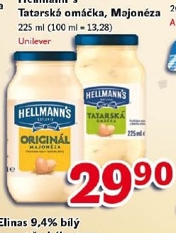 Tatarská omáčka Hellmann's