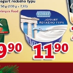 Bílý jogurt řecký Elinas