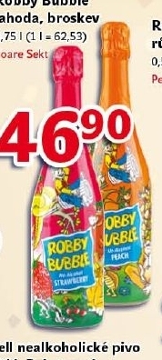 Sekt nealkoholický dětský Robby Bubble