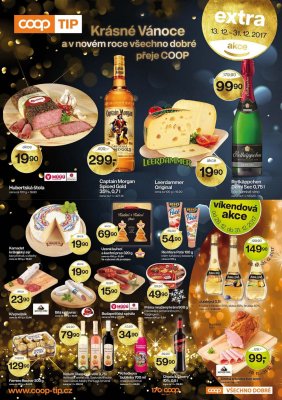 akční leták COOP 13.12.2017-31.12.2017