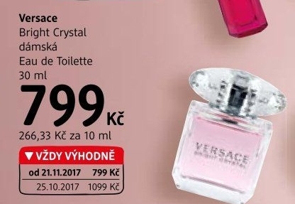 Toaletní voda dámská Bright Crystal Versace