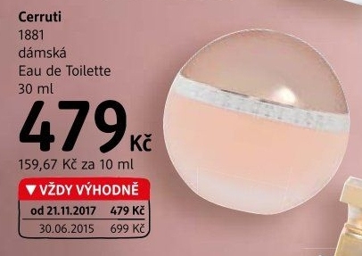 Toaletní voda dámská 1881 Cerruti
