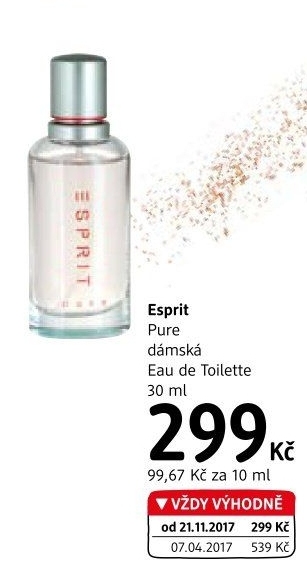 Toaletní voda dámská Pure Esprit