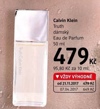 Parfémovaná voda dámská Truth Calvin Klein