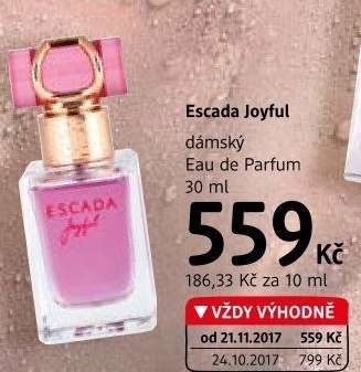 Parfémovaná voda dámská Joyful Escada