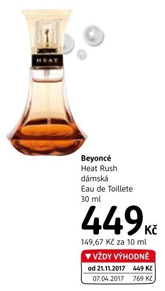 Toaletní voda dámská Heat Rush Beyoncé