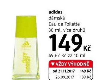 Toaletní voda dámská Adidas