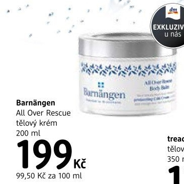Tělový krém All Over Rescue Barnängen
