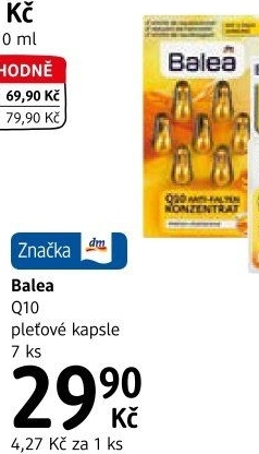 Pleťové kapsle Balea