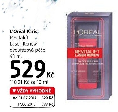 Dvoufázová péče o pleť Revitalift Laser Renew L'Oréal