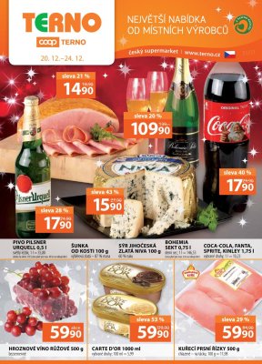 akční leták COOP 20.12.2017-24.12.2017