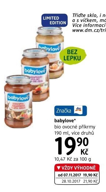 Ovocná přesnídávka bio Babylove