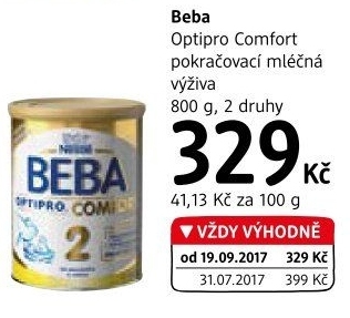 Mléčná výživa Beba Optipro Comfort Nestlé
