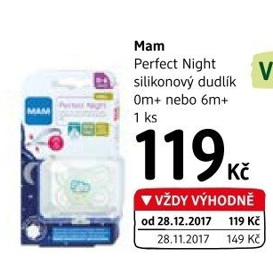 Dudlík Perfect Night MAM