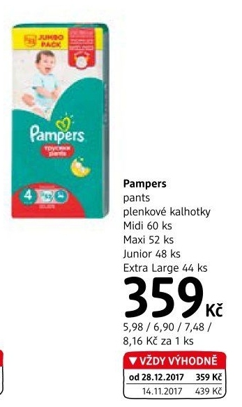 Pleny dětské Pampers Pants