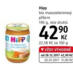 Příkrm masozeleninový Bio HiPP