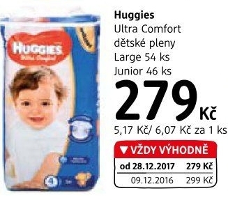 Pleny dětské Huggies Ultra Comfort