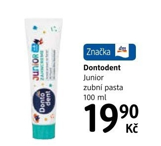 Pasta na zuby dětská Junior Dontodent